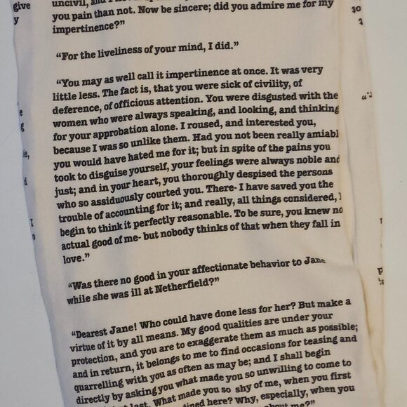 STORIARTS Pride and Prejudice Book Scarf (FIRST EDITION) Jane Austen Classics - Picture 4 of 5